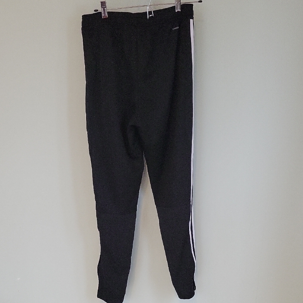 Adidas Black Joggers with White Stripes Size Small - Picture 8 of 10